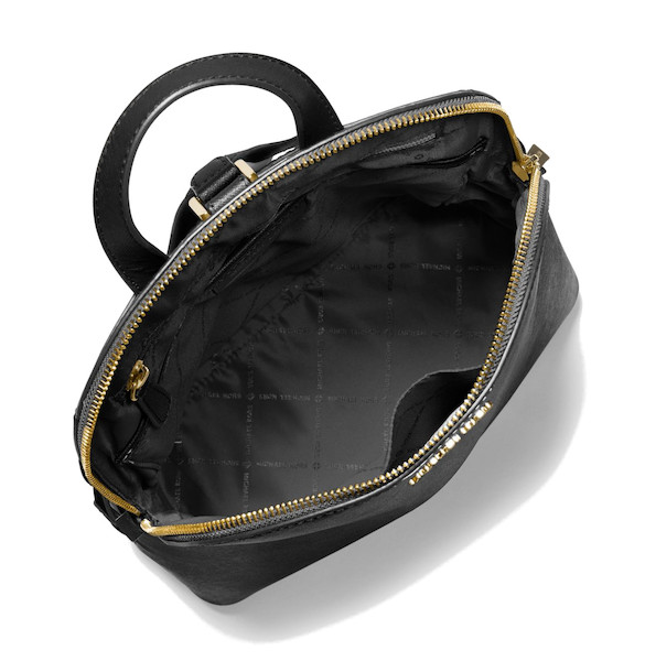 Michael Kors Cindy Large Saffiano Leather Backpack Black