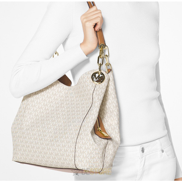 Michael kors fulton large signature hobo on sale
