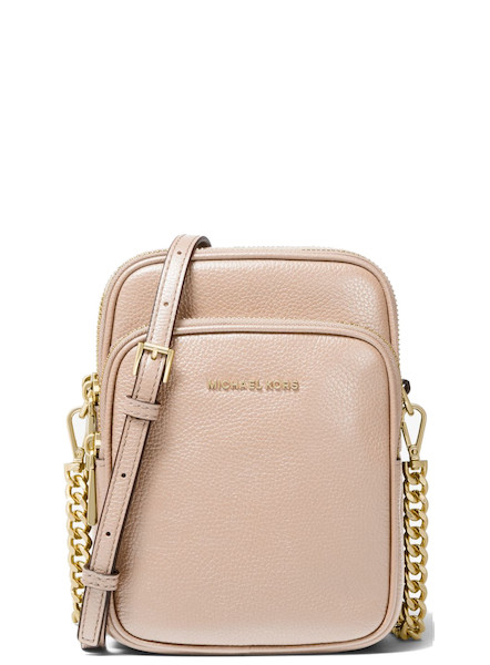 Jet Set Medium Pebbled Leather Crossbody Bag