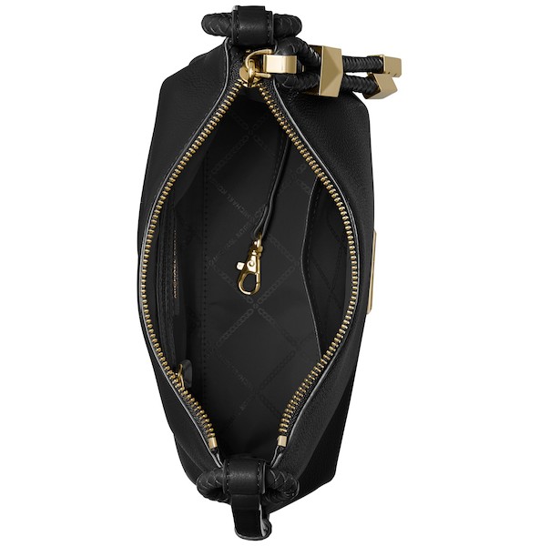 Michael Kors Lexington Large Pebbled Leather Crossbody Bag Black