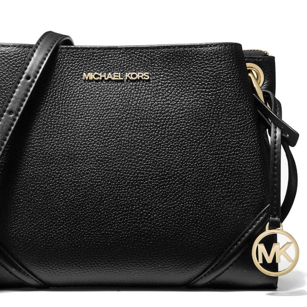 Nicole large pebbled leather crossbody bag 2025