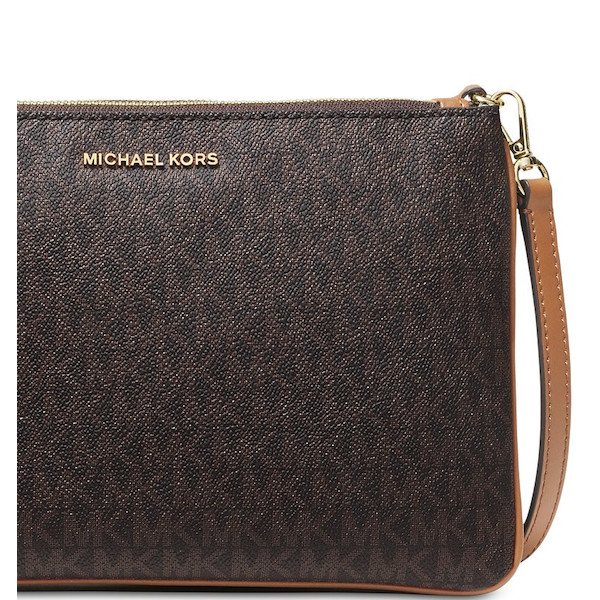 Michael michael kors signature double sales pouch crossbody