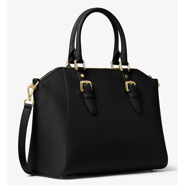 Michael kors ciara sales large saffiano leather satchel